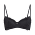 Marine Padded Underwired Bra, Black