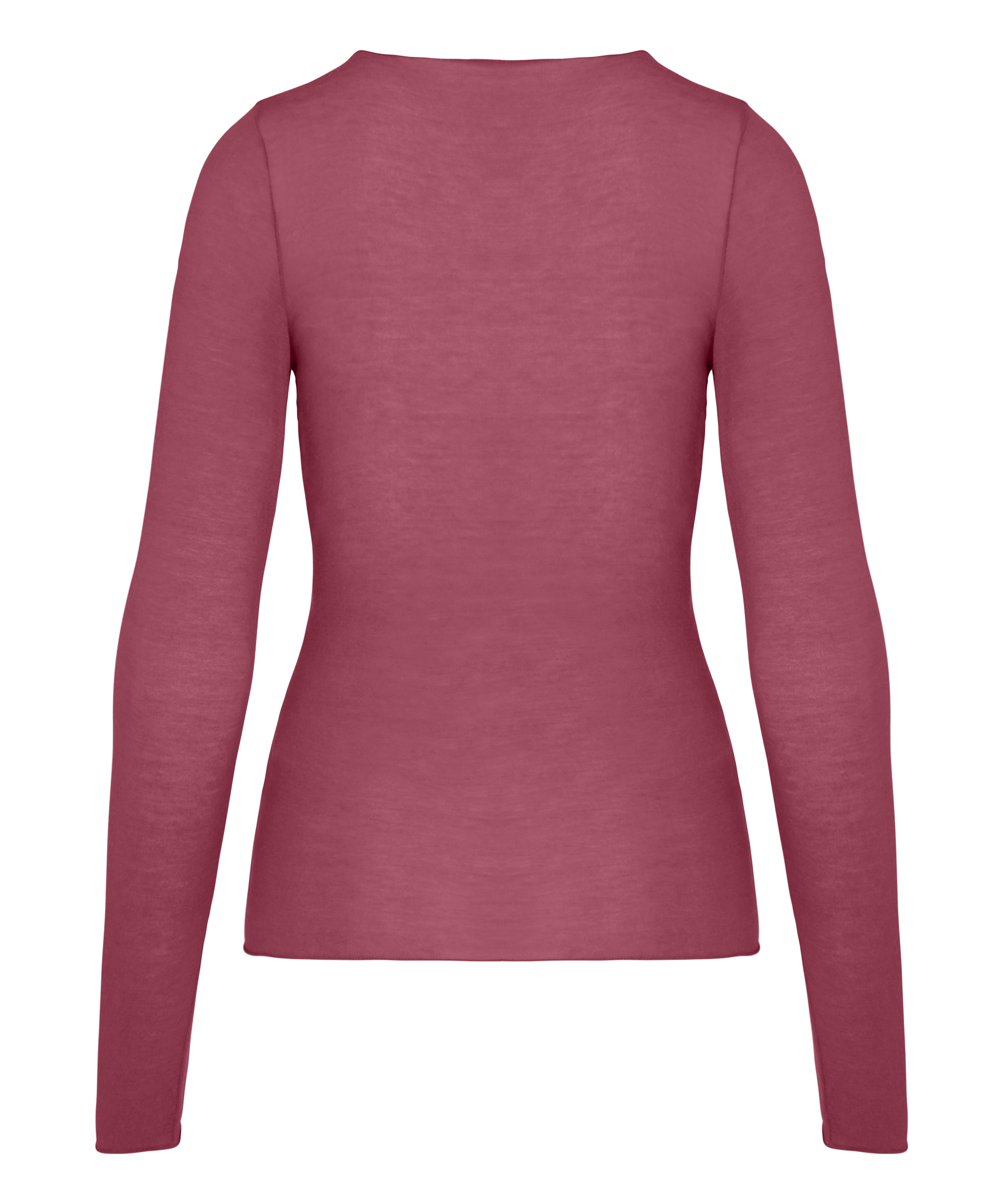 super soft Lace V-Neck shirt with Cashmere, Purple, main