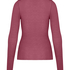 super soft Lace V-Neck shirt with Cashmere, Purple
