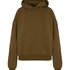 Hoodie brushed sweat, Green