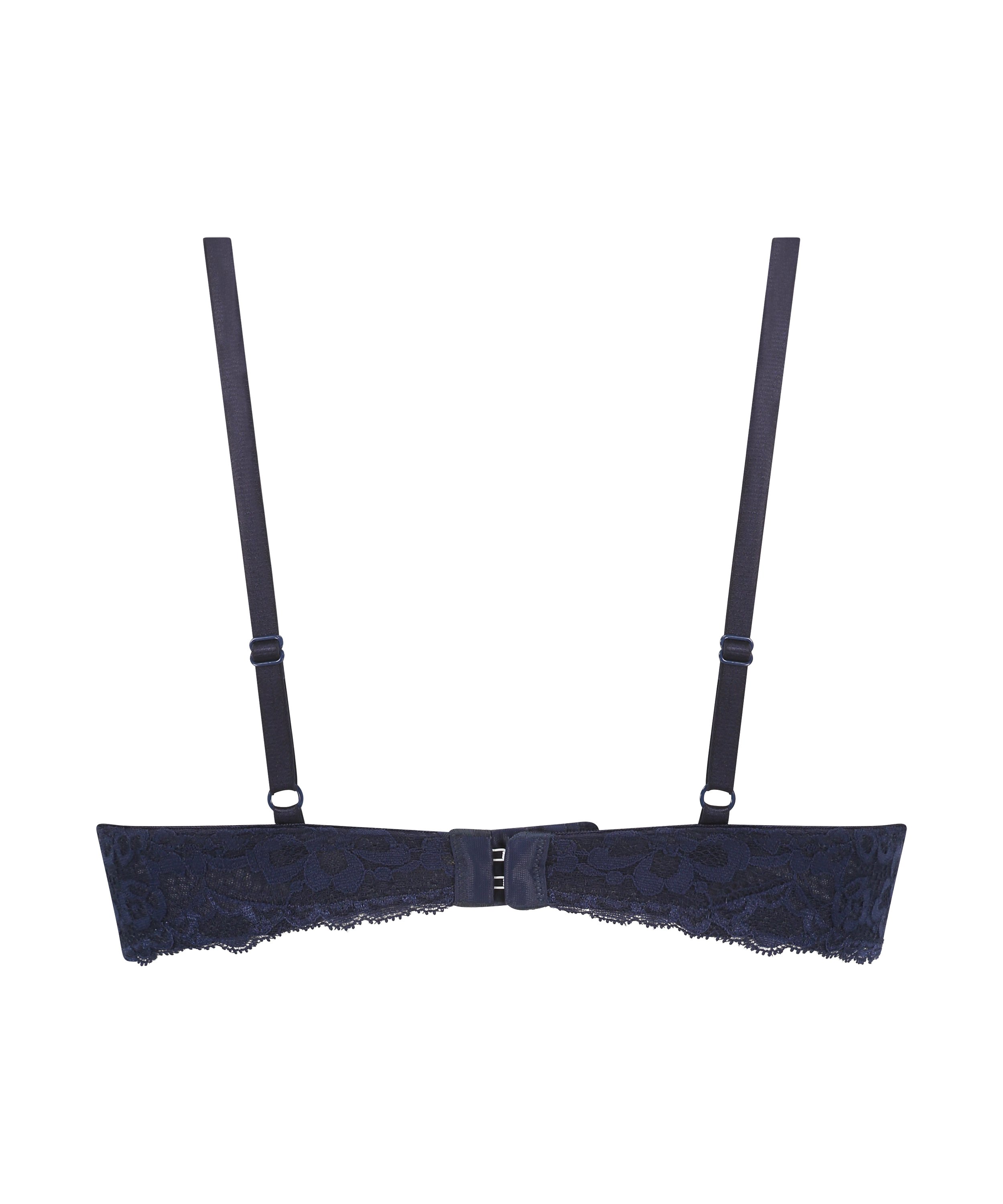 Marine Padded Push-Up Underwired Bra, Blue, main