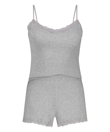 Cami Short Pyjama Set, Gray
