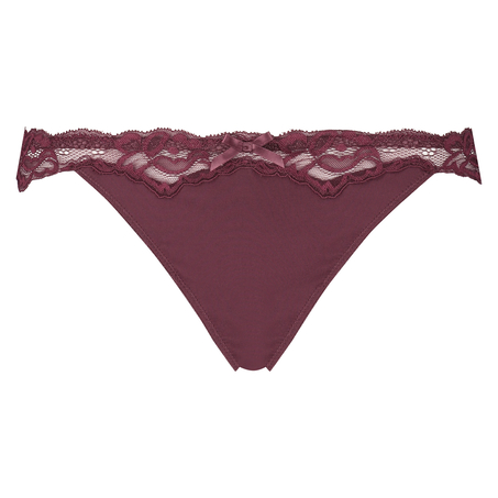 Secret Lace Thong, Red