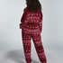 Onesie fleece, Red