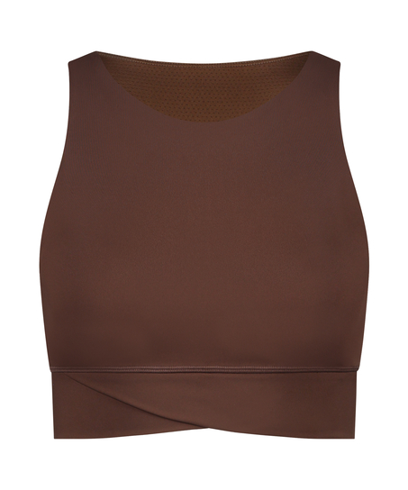 HKMX Sports Bra Level 1, Brown