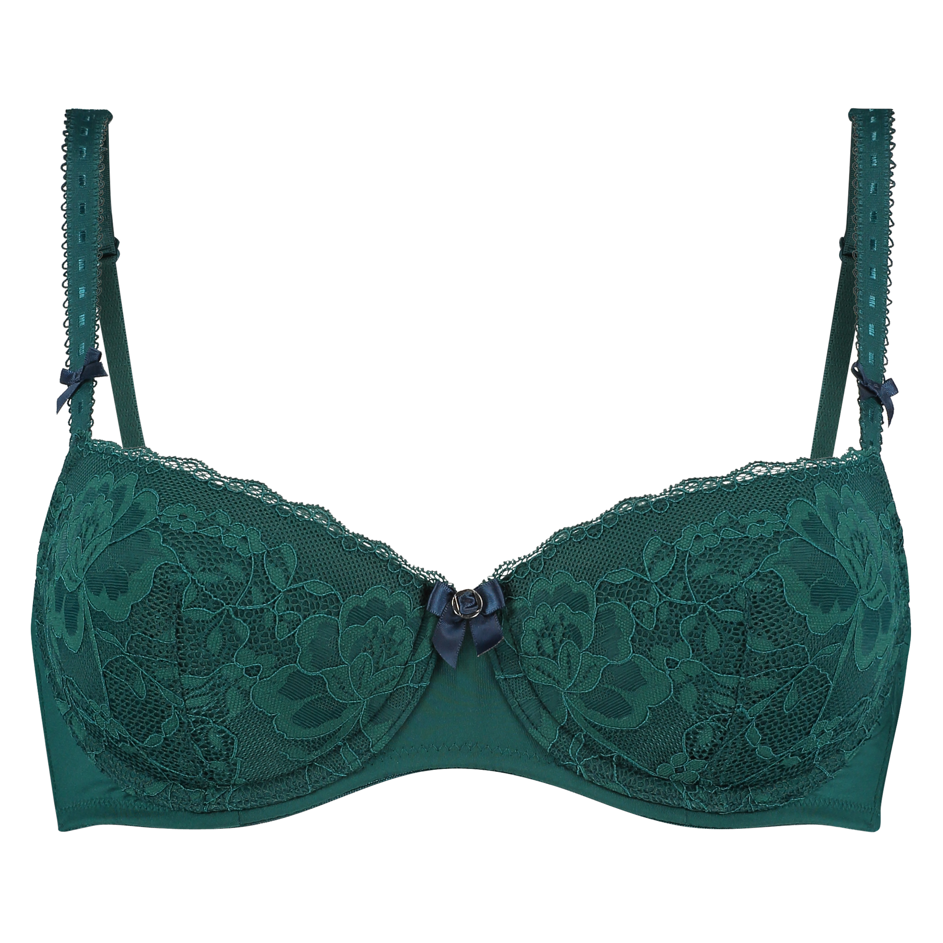 Maya Padded Underwired Bra, Blue, main