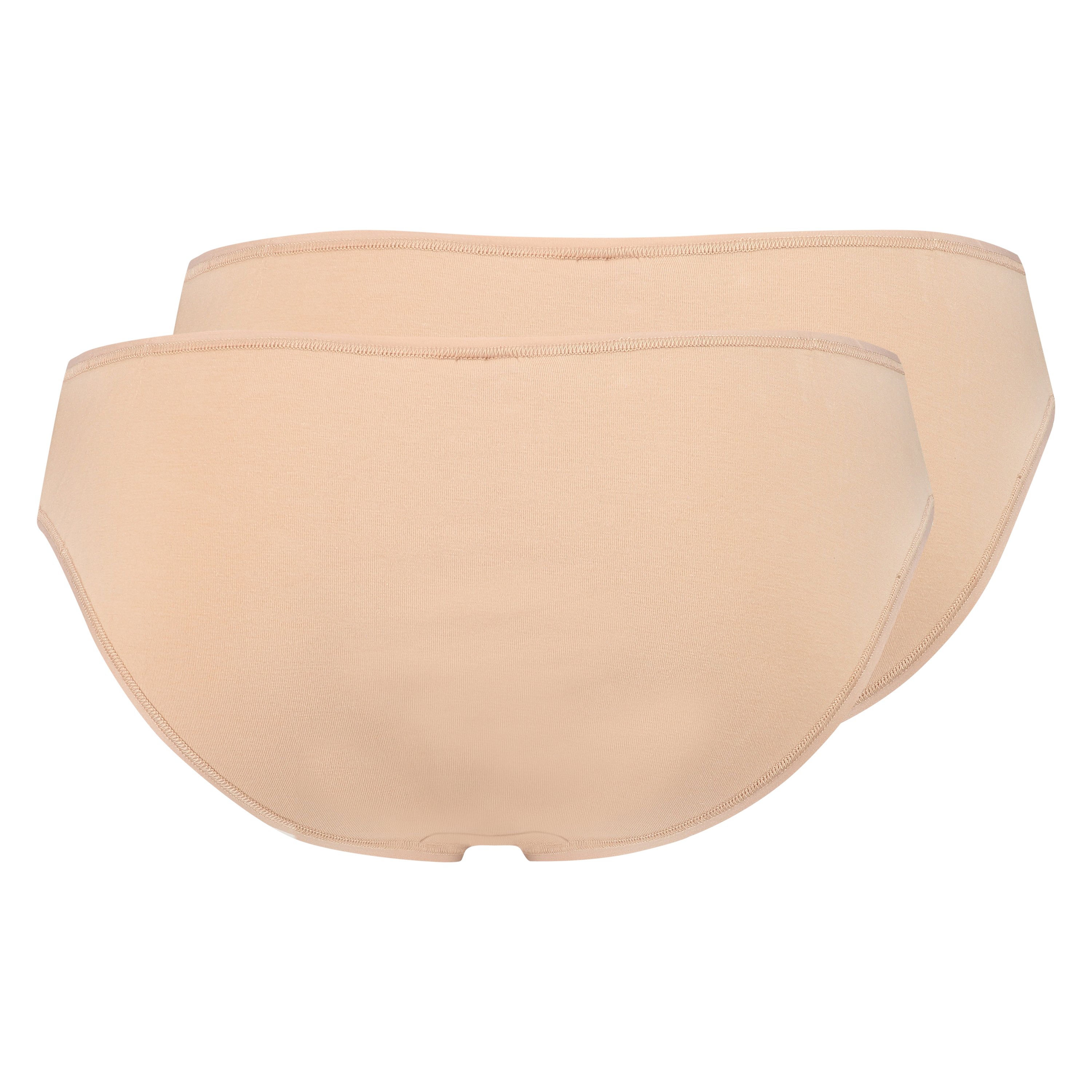2 Cotton Briefs Kim, Beige, main