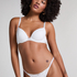 Pointelle Padded Underwired Bra, White