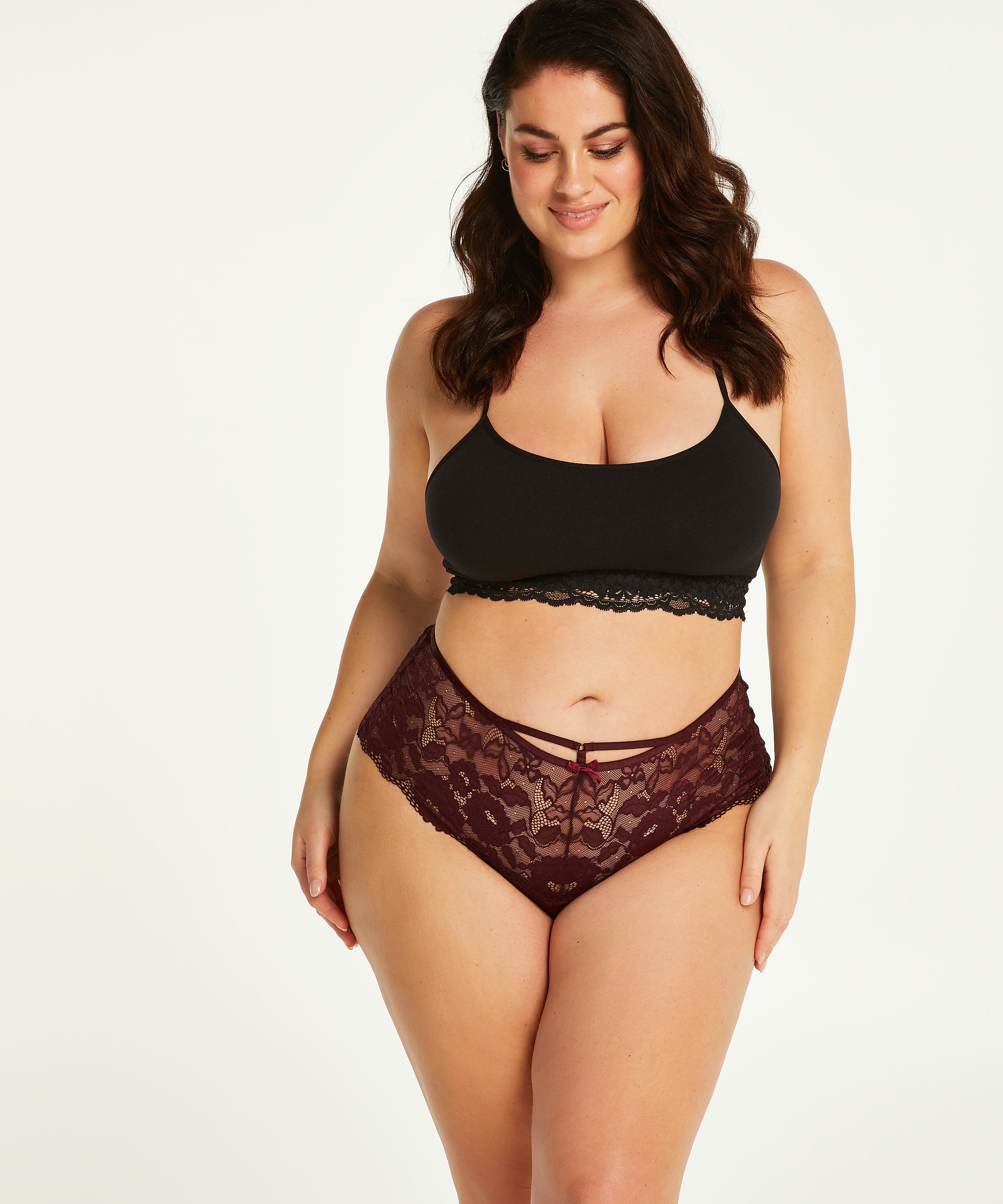 Jolie Curvy thong boxer, Red, main