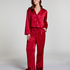 Satin Trousers, Red