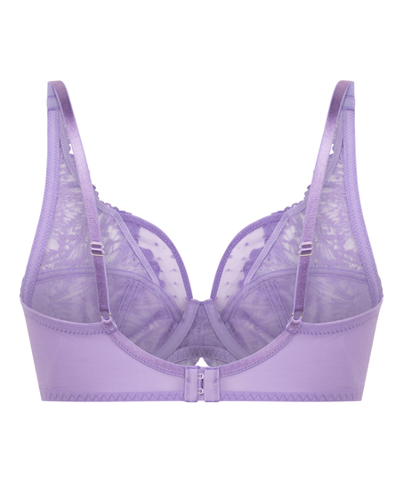 Posie Non-Padded Underwired Bra, Purple