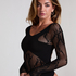Allover Fishnet Body, Black