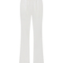 Satin Trousers, White