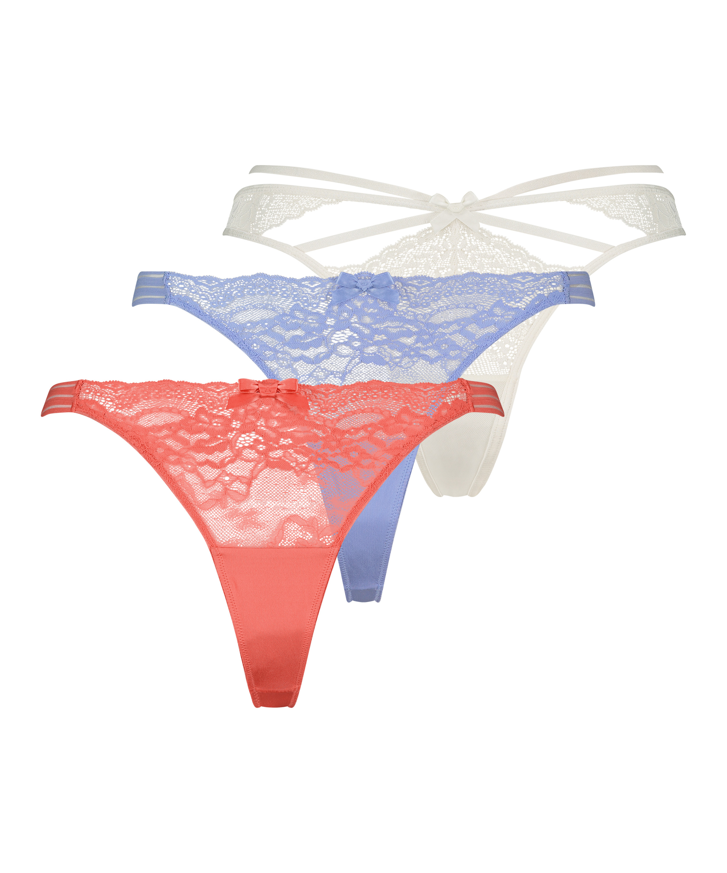 3-Pack Thong, Pink, main