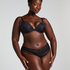 Angie Padded Underwired Push-Up Bra, Black