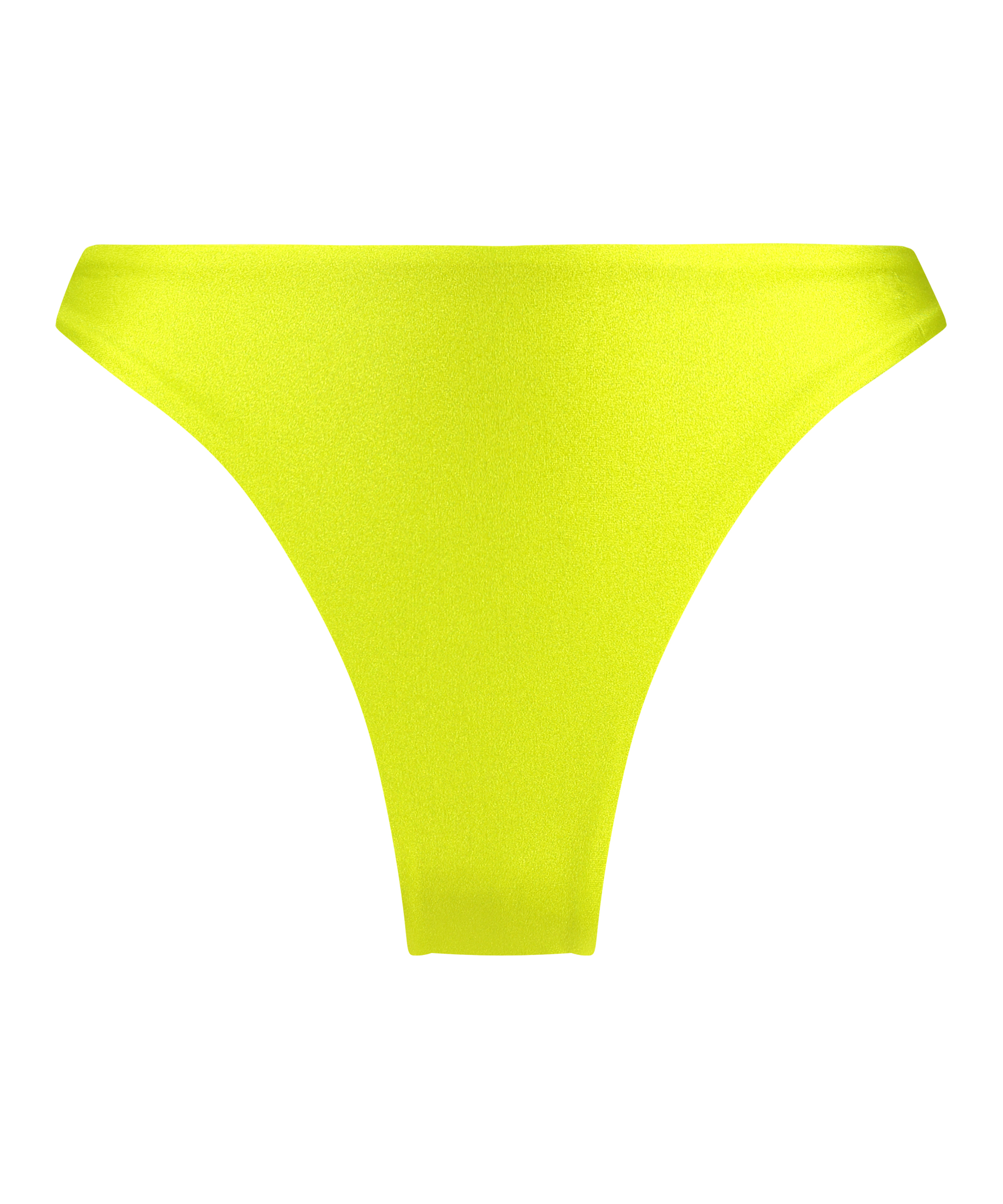 Luxe High-Leg Bikini Bottoms, Green, main