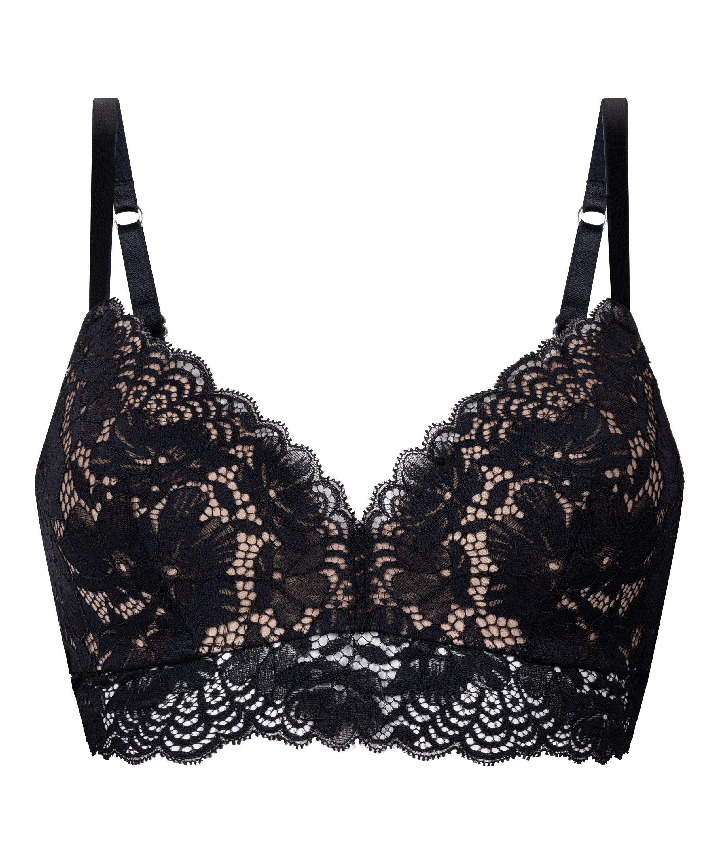Andrea Padded Non-Wired Bra, Black