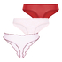 Valentine Thong 3-Pack Giftset, Pink