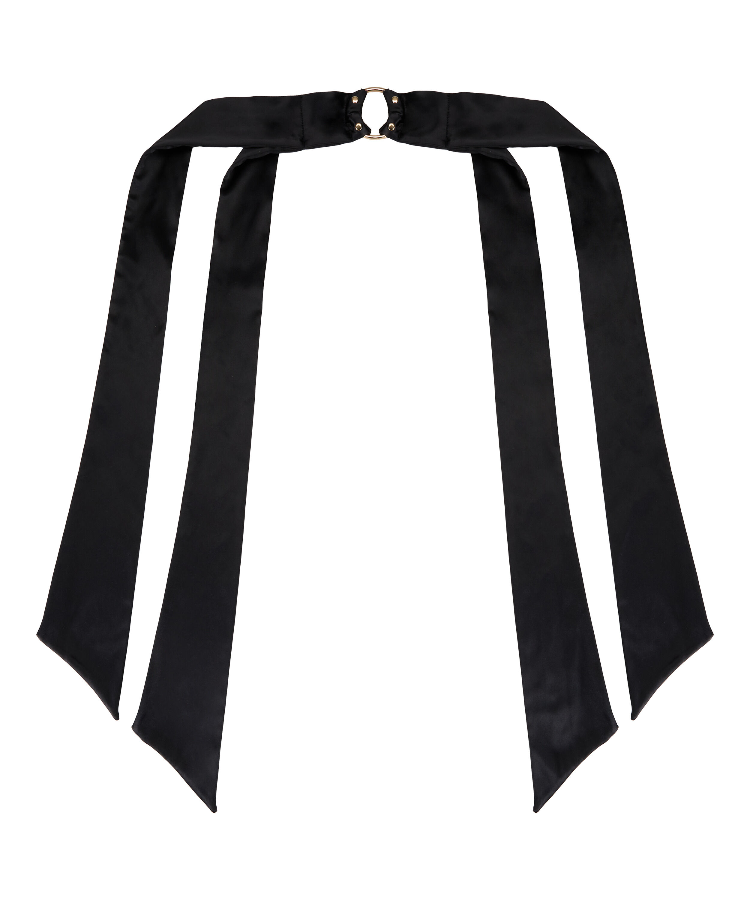 Satin Wrist Ties, Black