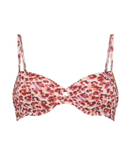 Tobago Padded Underwired Bikini Top, White