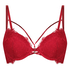Charlotta Padded Underwired Maximizer Bra, Red