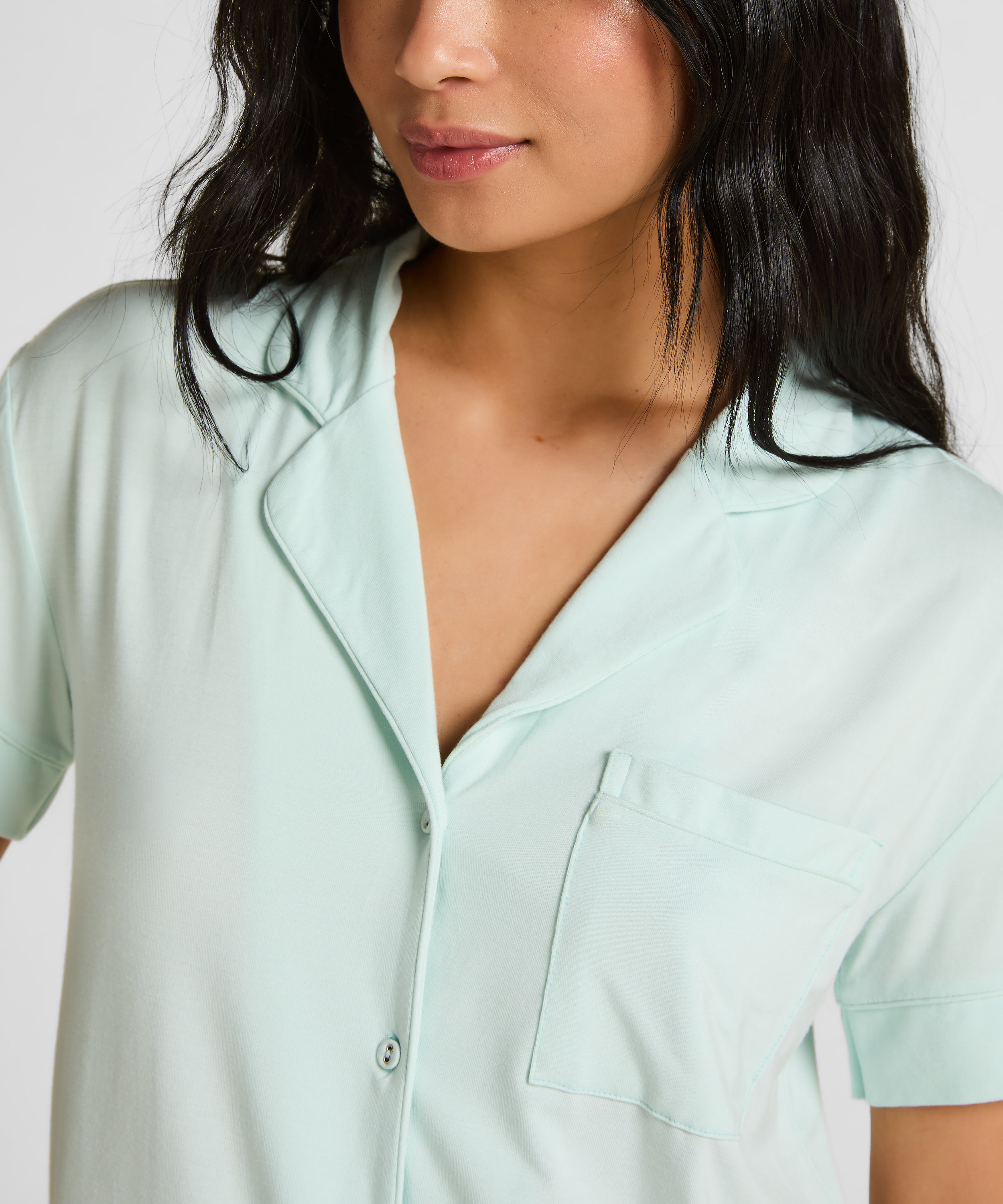 Essential Jersey Short-Sleeved Jacket, Green, main