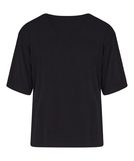 Pyjama Top Jersey Essential, Black