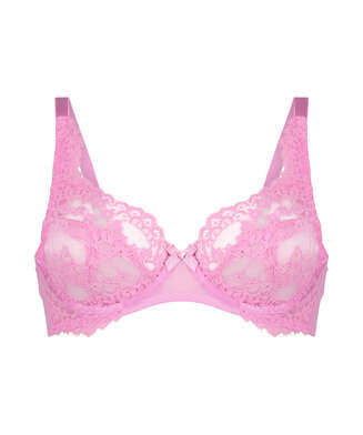Daisy non-padded underwired bra, Pink