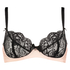 Underwired non-padded bra Katie, Black