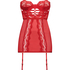Seraphina non-padded underwired slip dress, Red