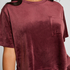 Top Velours Pocket, Red
