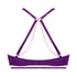 Belladonna Non-Padded Underwired Longline Bra, Purple