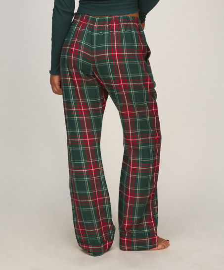 Petite Flannel Pyjama Pants, Green