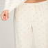 Pant Loose Pointelle, White