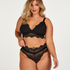 Renee High Leg Brazilian, Black