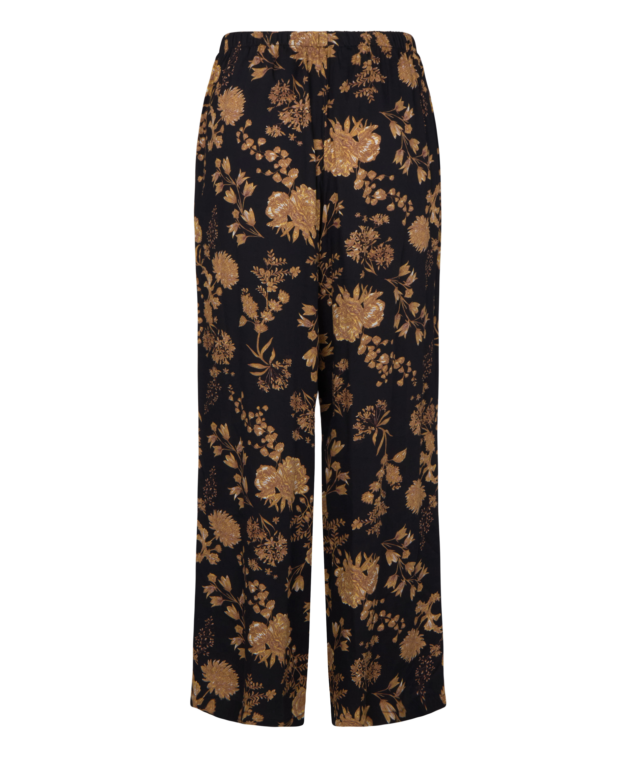 Pants Woven Print, Black, main