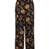 Pants Woven Print, Black