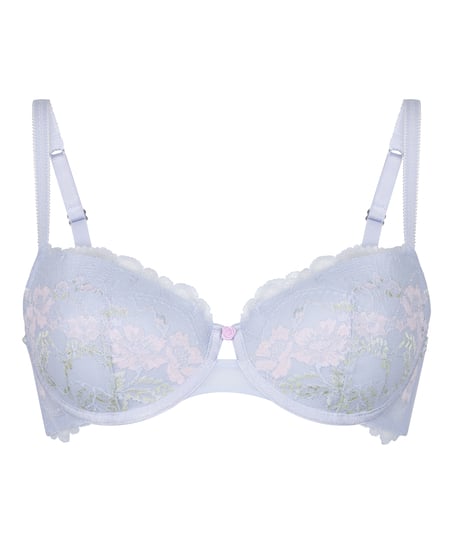 Miri Padded Underwired Bra, Blue