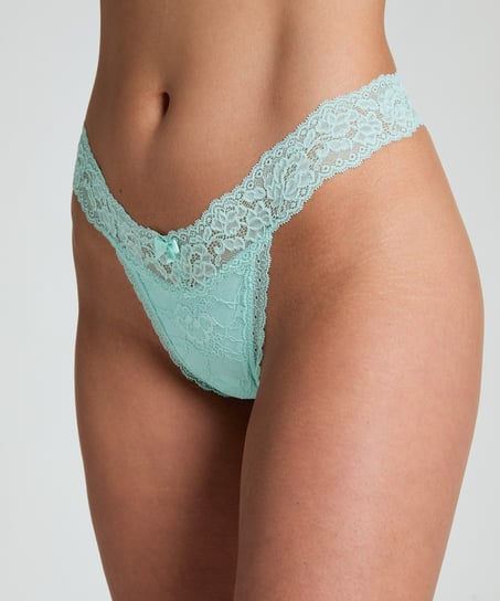 Madison Extra Low Thong, Blue