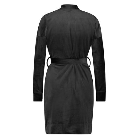 Velvet Bathrobe, Black