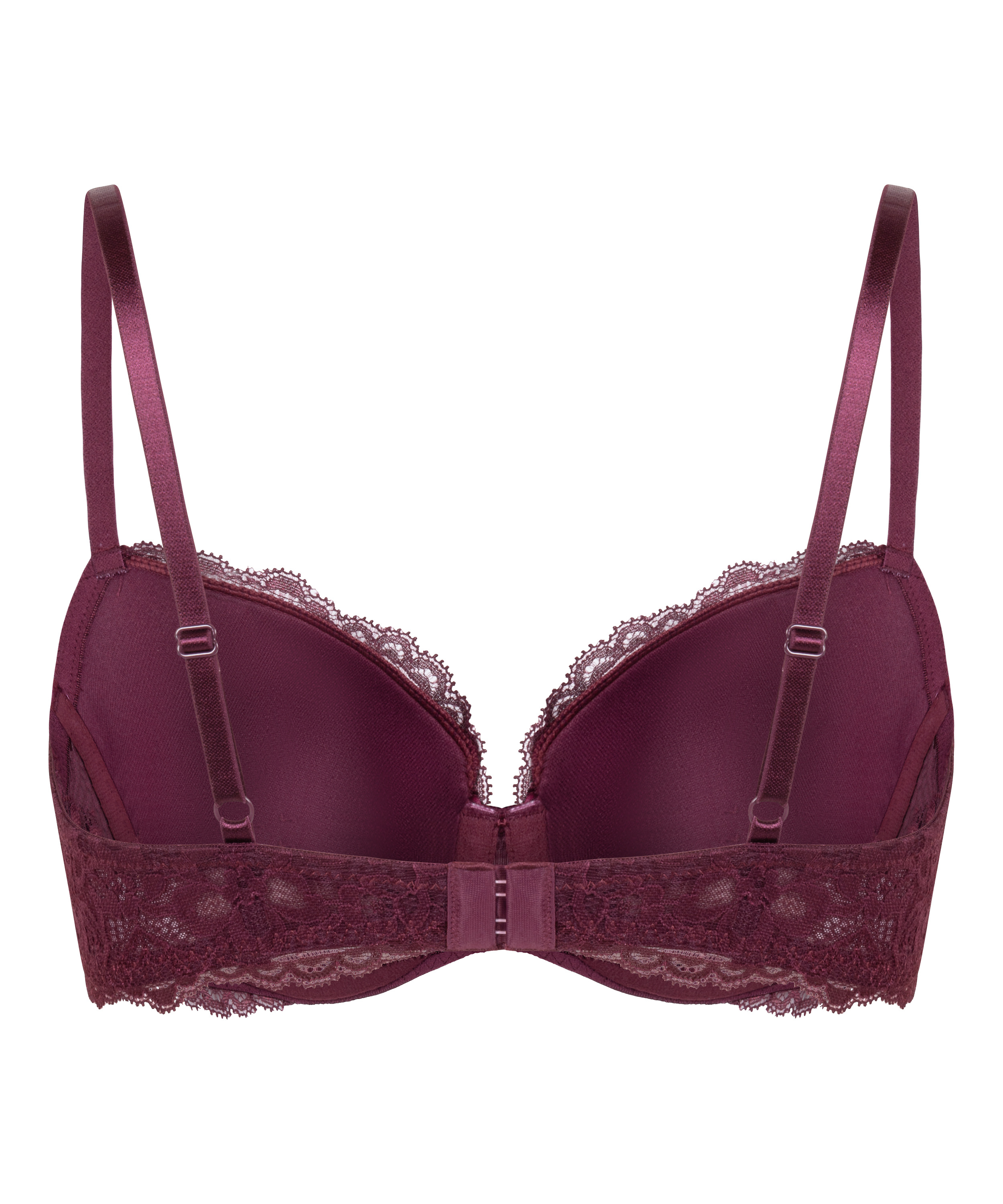 Marine Padded Underwired Bra, Purple, main