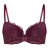 Marine Padded Underwired Bra, Purple