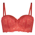 Yumi Padded Underwired Bra, Red