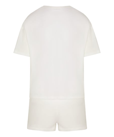 Pyjamaset Cotton, White
