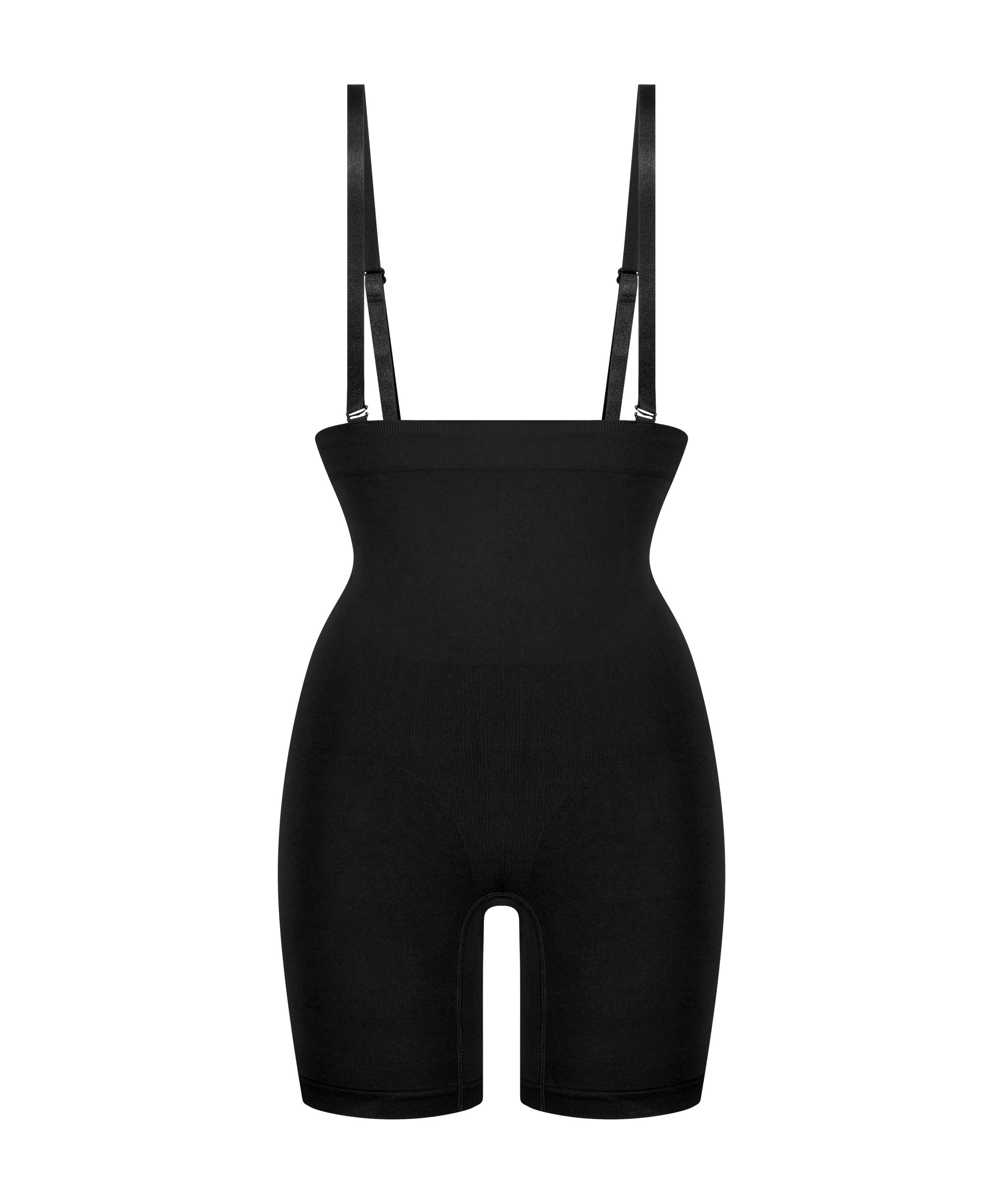 Seamless Enhancing Thigh Slimmer, Black, main