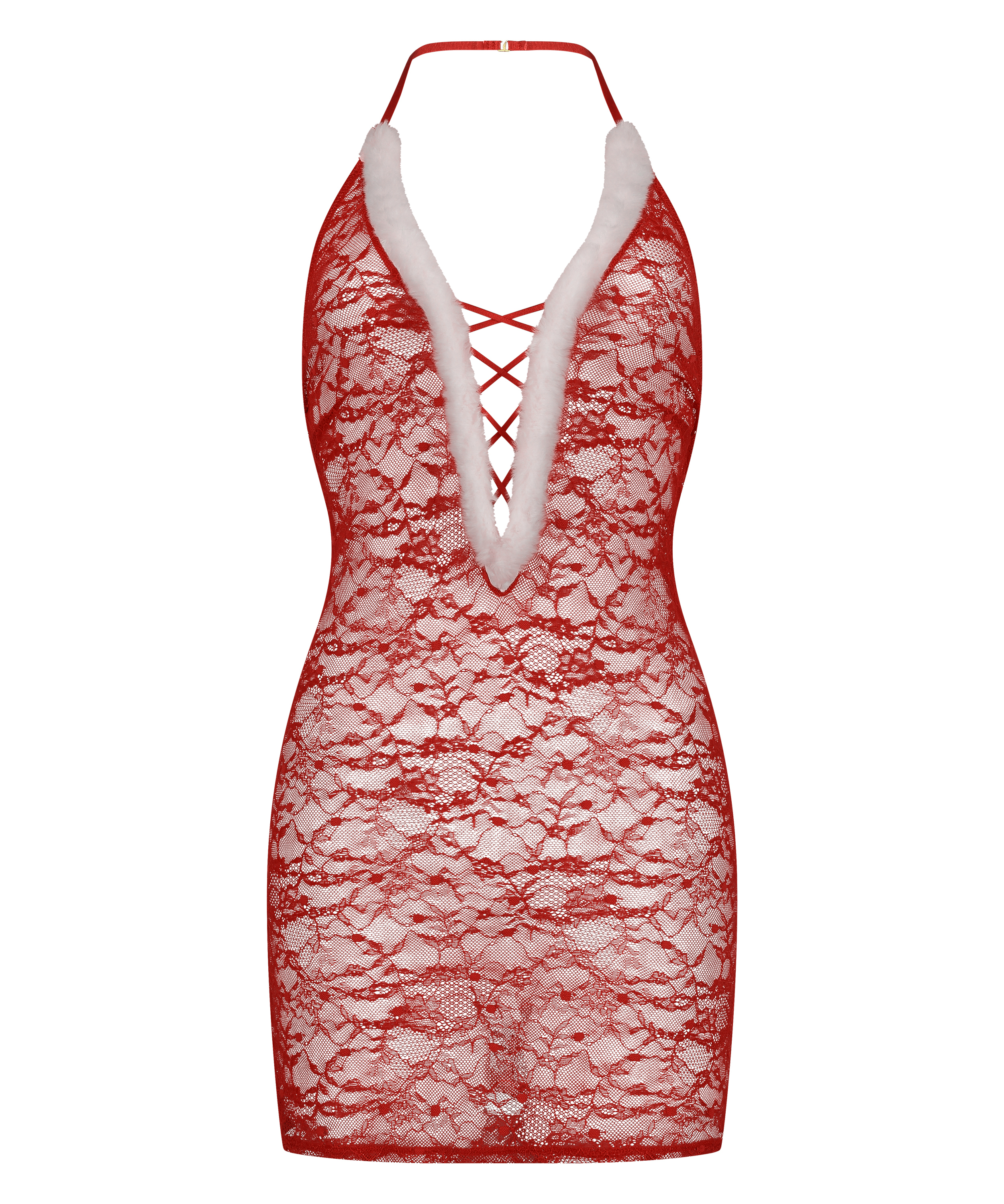 Santa Slipdress, Red, main