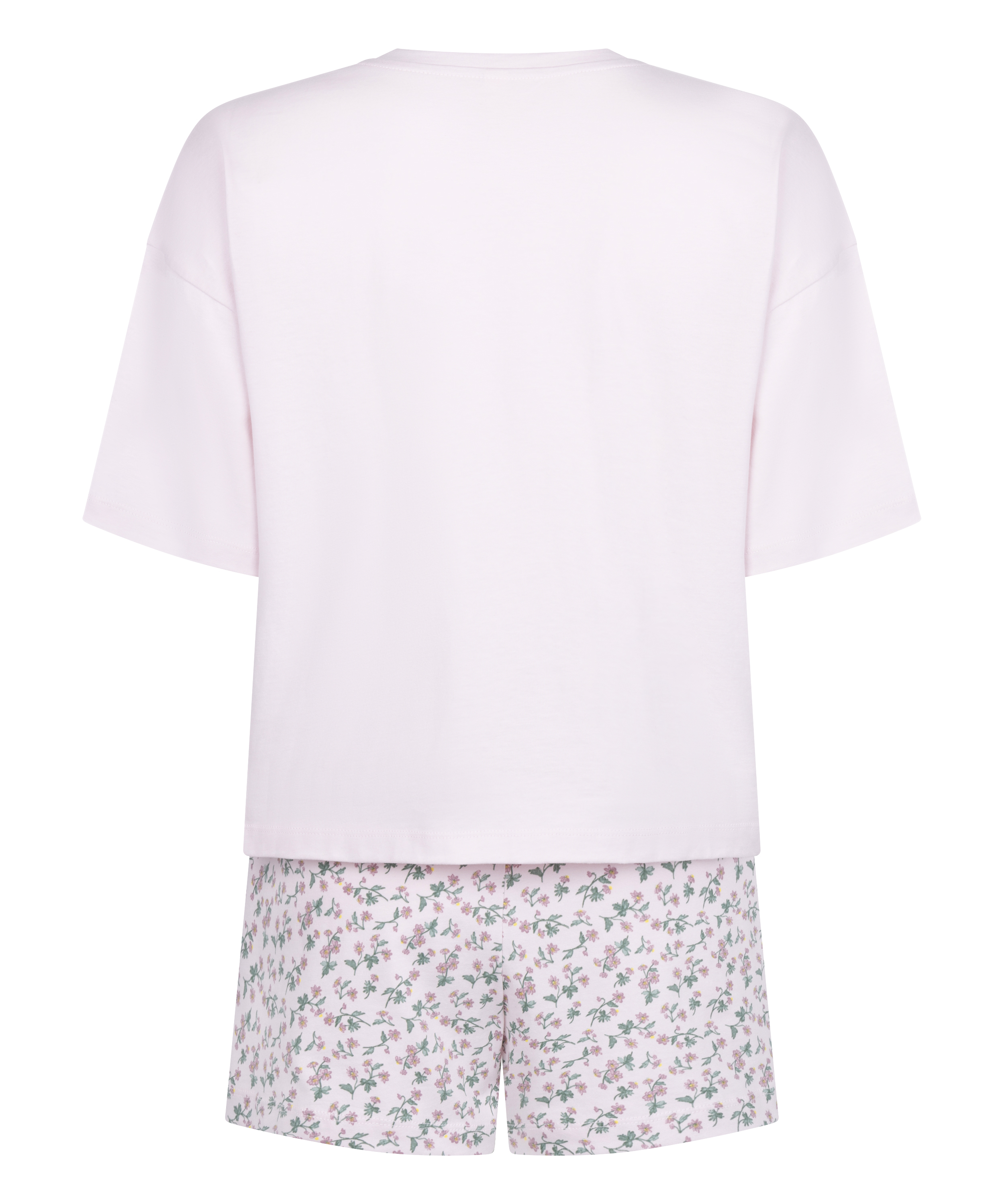Pyjama Set Cotton Jersey Short, Purple, main