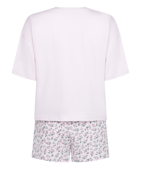 Pyjama Set Cotton Jersey Short, Purple