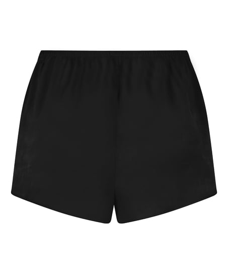 Short Satin Minimal, Black