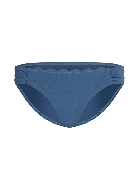 Scallop Rio Bikini Bottoms, Blue